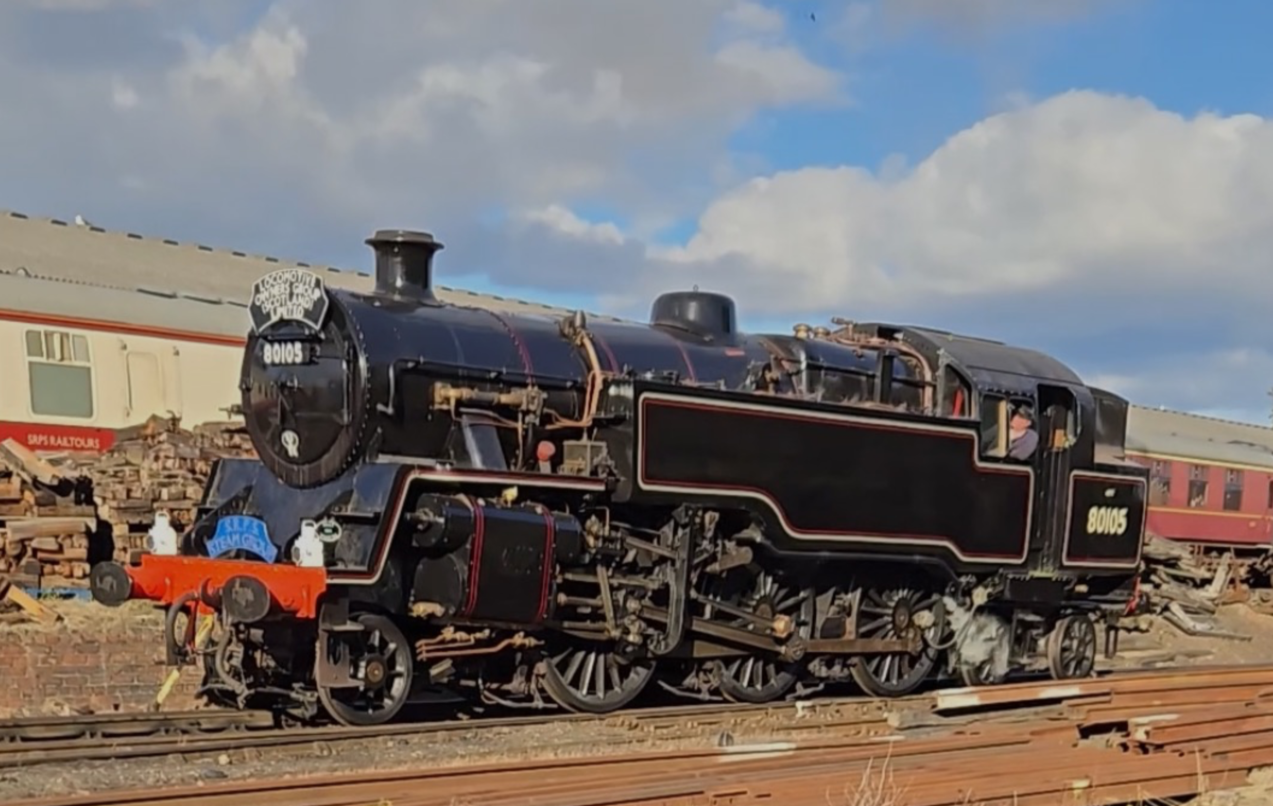 Newly refurfurbished 80105 is out for another 'proving' run.